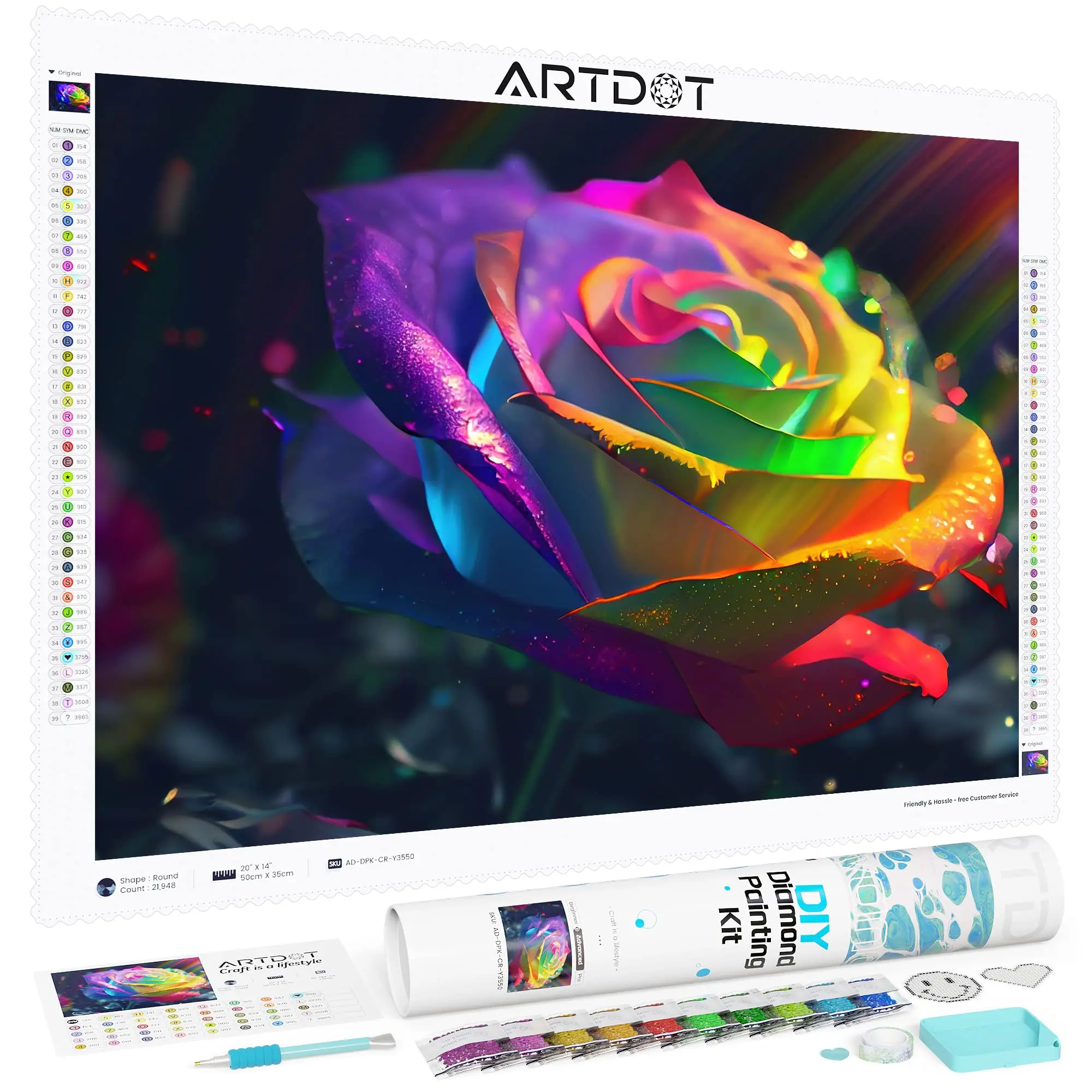 Rose Diamond Painting Kits