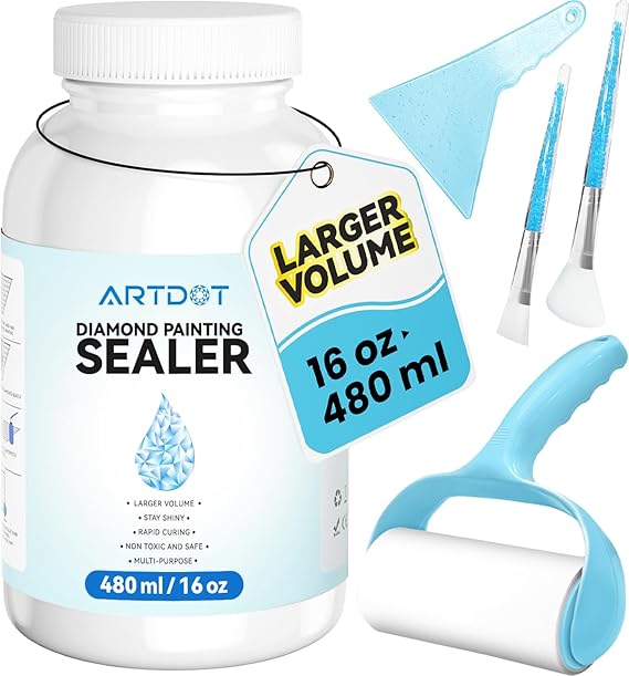 16 oz/480 ml Diamond Painting Sealer Kits